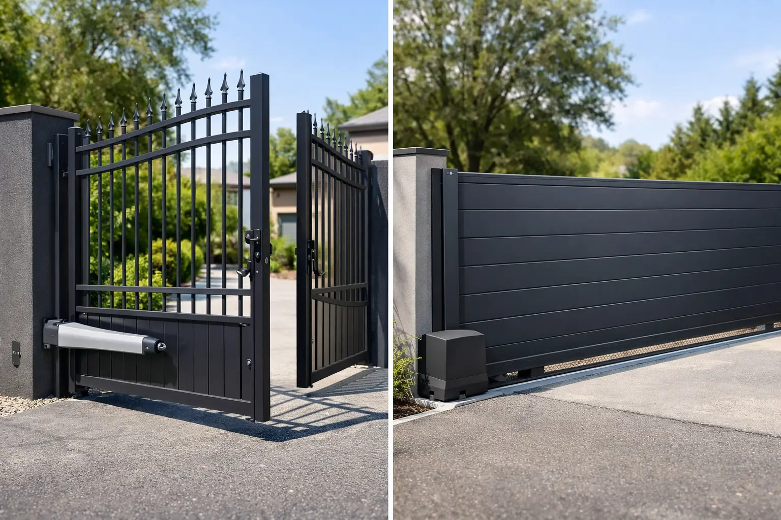 Automatic Swing Gate vs Sliding Gate