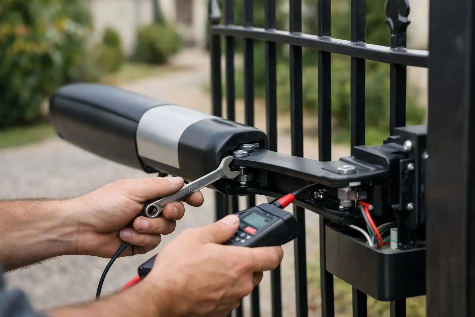 How to Adjust Swing Gate Opener Safely