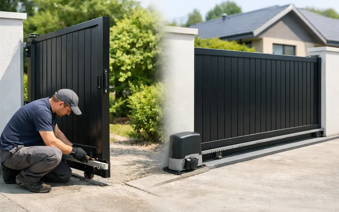 How to Turn a Swing Gate Into a Sliding Gate