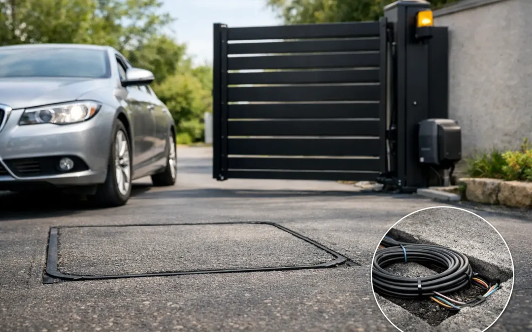 Ground Loop Vehicle Detection for Electric Gates