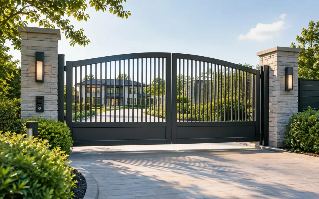 Estate Entrance Gate Design for Security and Access