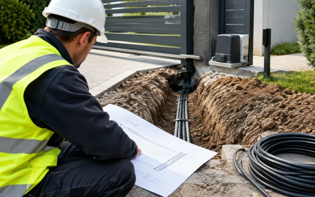 Planning Underground Gate Cabling Properly